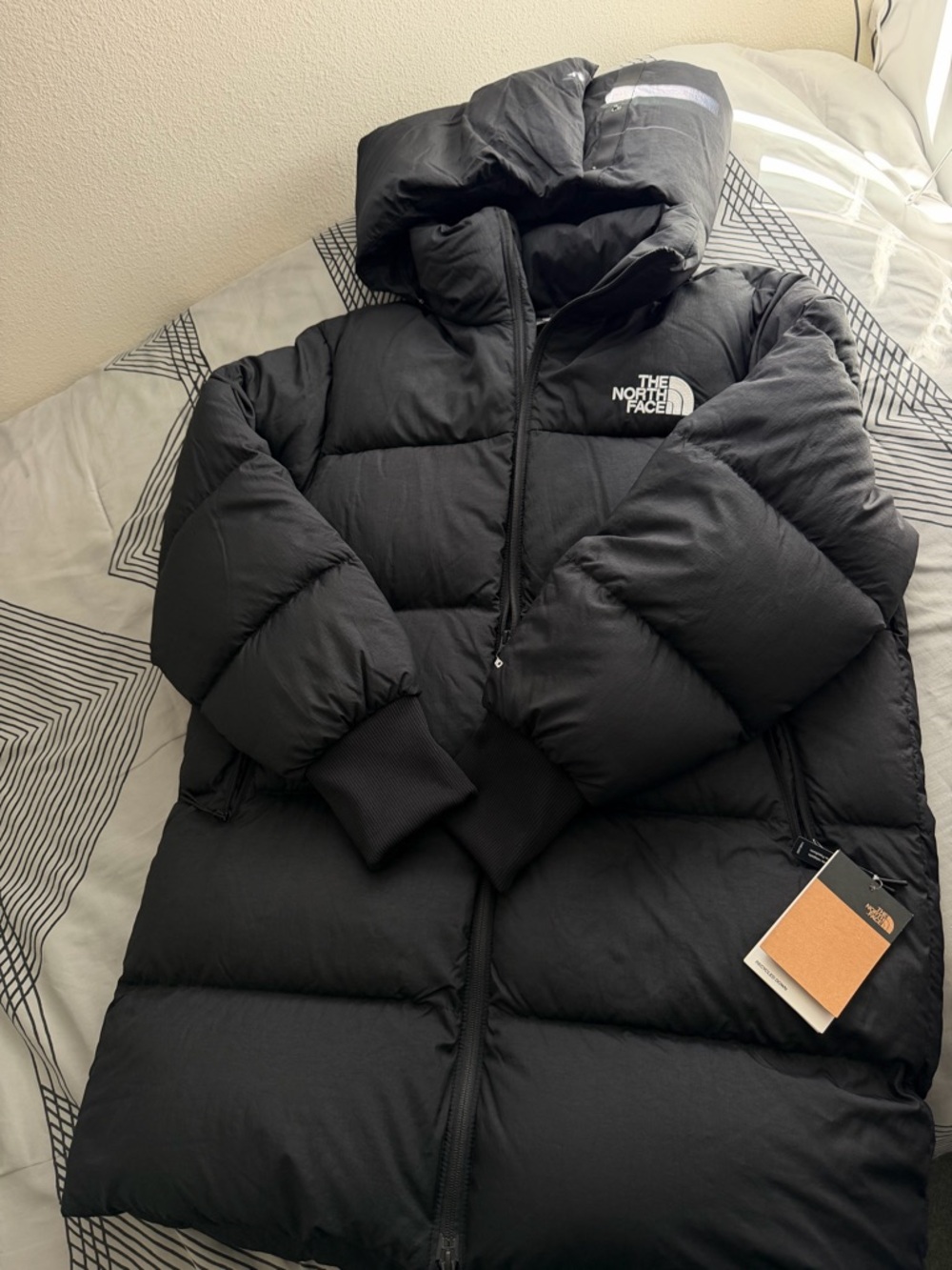 Womens The North Face Glacier Basin 600-Down Puffer Winter Parka Jacket - Black